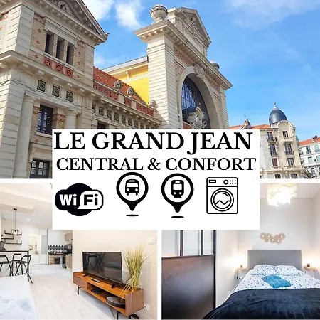 Apartament Le Grand Jean - Pres Gare Et Tram - Supermarches - Wifi - 3 Person *